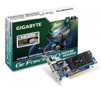 Imagine Placa video Gigabyte nVidia G210 PCI-E 512MB N210OC-512I